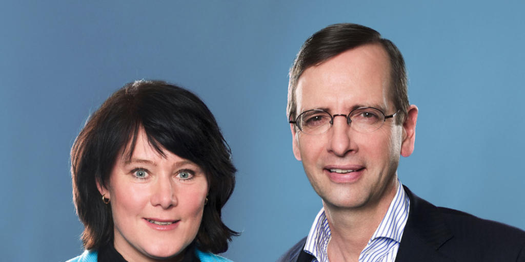 Die beiden Konzernchefs der RTL Group Anke Schäferkordt und Guillaume de Posch wollen den Konzern stärker auf das Internetgeschäft ausrichten.