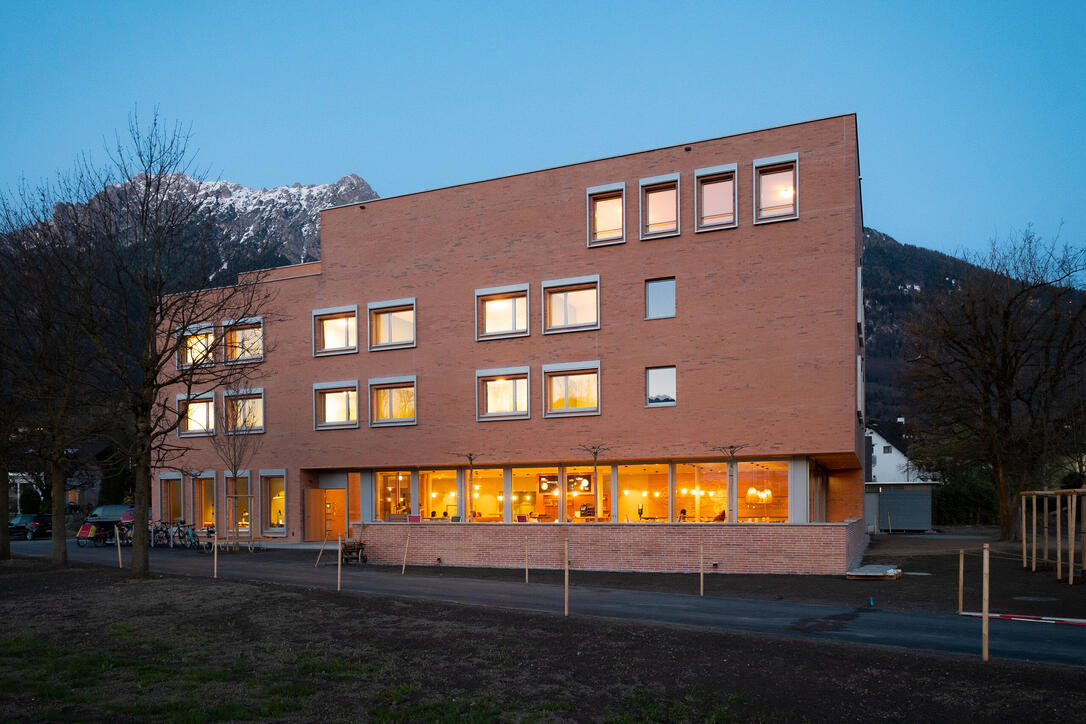 Liechtenstein Schaan Vaduz Neueroeffnung Jugendherberge
