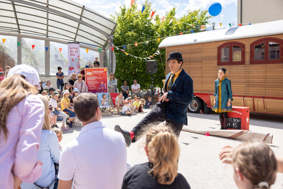 Buskers Strassenkunstfestival in Vaduz