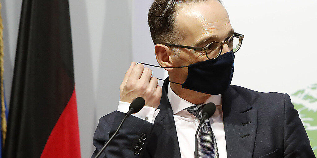Der deutsche Aussenminister Heiko Maas versichert den Nachbarstaaten Deutschlands, dass die Grenzen trotz verschärfter Massnahmen gegen die Corona-Pandemie offen bleiben. (Archivbild)