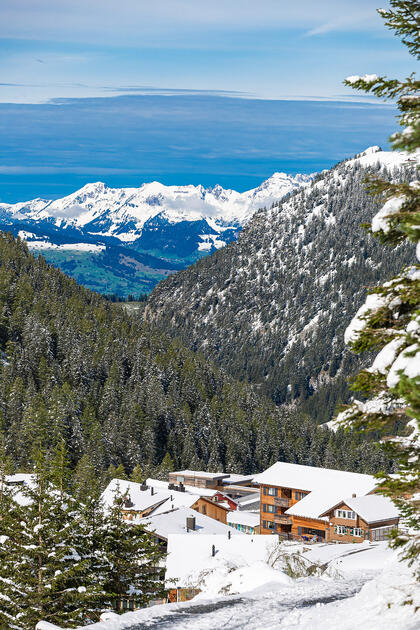 Erster Schnee in Liechtenstein
