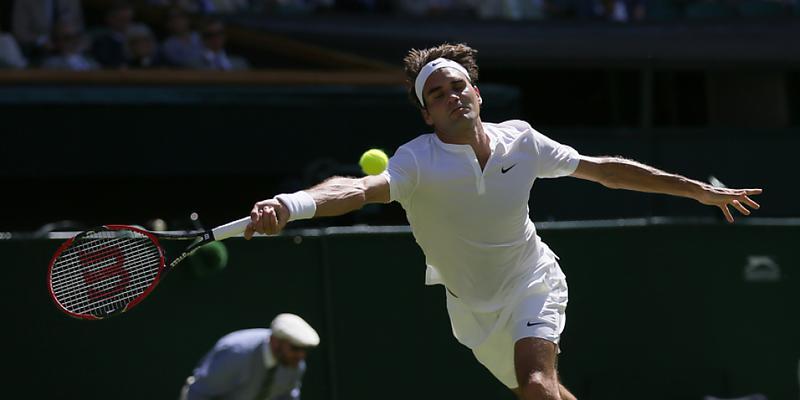 Roger Federer stand nur eine gute Stunde auf dem Platz
