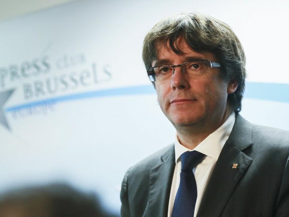 Er hat sich der belgischen Polizei gestellt: Kataloniens abgesetzter Regierungschef Carles Puigdemont. (Archiv)