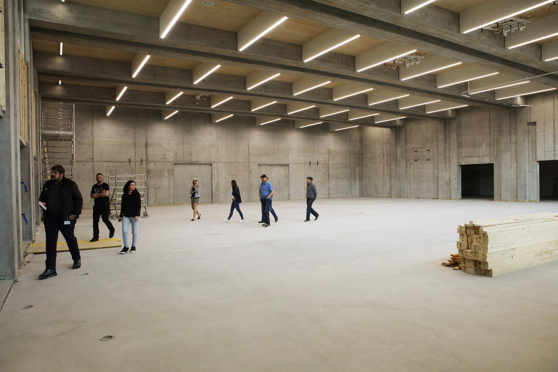 Tag der offenen Baustelle Kindergarten und Doppelturnhalle in Ma