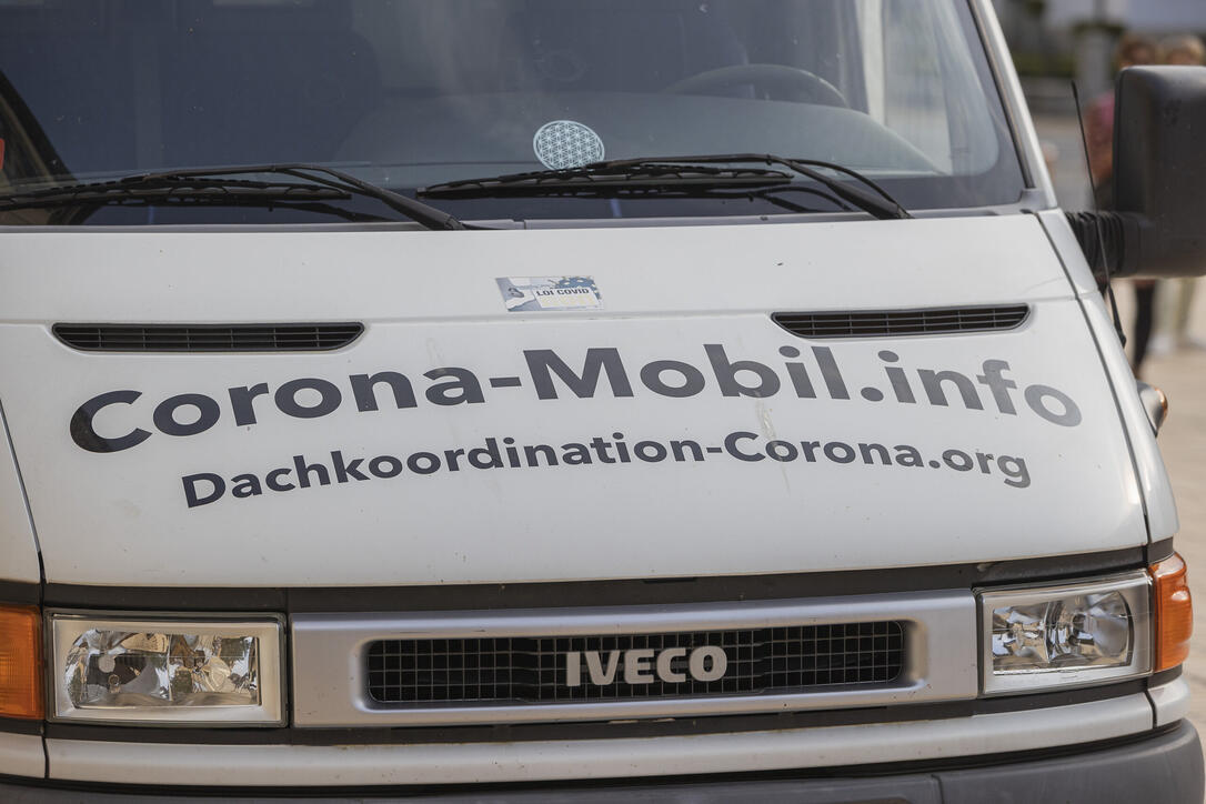 Corona Demo in Vaduz