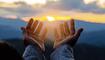 Close up christians hands pray to God with spiritual faith on holy bible in catholic church religion worship prayer ask god bless pray grace jesus believe Christianity religion prayer holy worship.