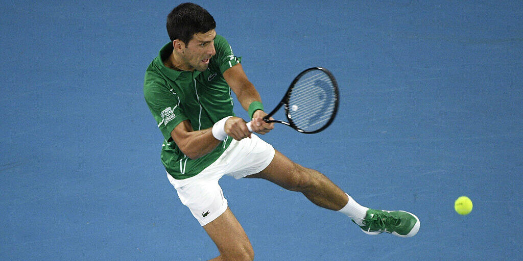 Novak Djokovic kassierte gegen Jan-Lennard Struff gleich den ersten Satzverlust im Turnier