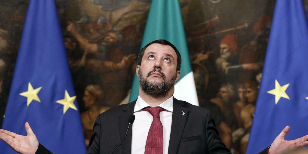 "Macron ist ein schrecklicher Präsident": Italiens Innenminister Matteo Salvini. (Archivbild)