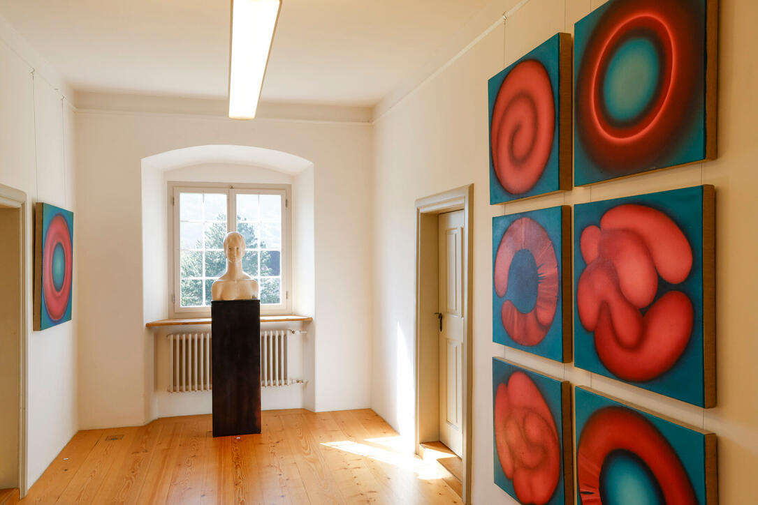 Vernissage &laquo;Interferenzen&raquo; mit Werken von Michael Tolloy und Patrick Kaufmann im Alten Pfarrhof  Balzers.