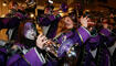 Fasnacht im Dorf Sargans, St. Gallen, Schweiz.