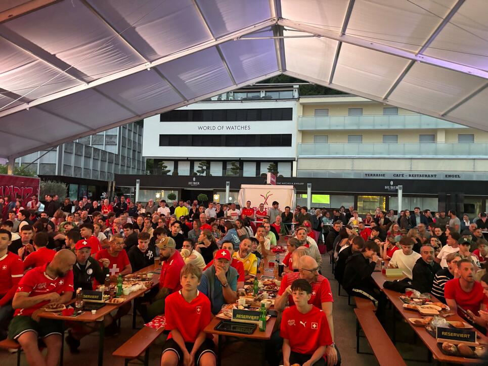 1/16-Finalspiel der Schweiz an der WM-Meile in Vaduz (03.07.2026)