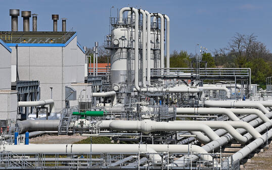 Ukraine war - compressor station for Russian natural gas
