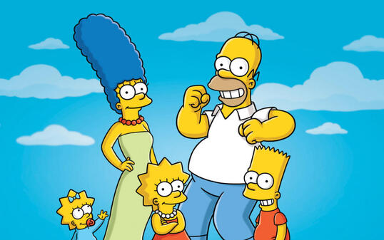 Homer Simpson (hinten rechts) kann man jetzt studieren: Die Universität Glasgow bietet einen Philosophie-Kurs über das Oberhaupt der Cartoon-Serie an. (Archivbild)