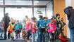 Einzug ins neue Schulhaus Ebenholz in Vaduz