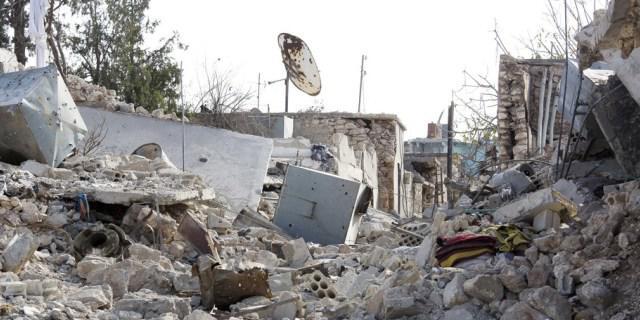 Verwüstung nach Bombe im syrischen Kobane (Symbolbild)