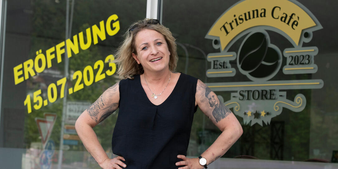 Im ehemaligen Mc-Donalds-Gebäude eröffnet Tanja Schädler das Café Trisuna.
