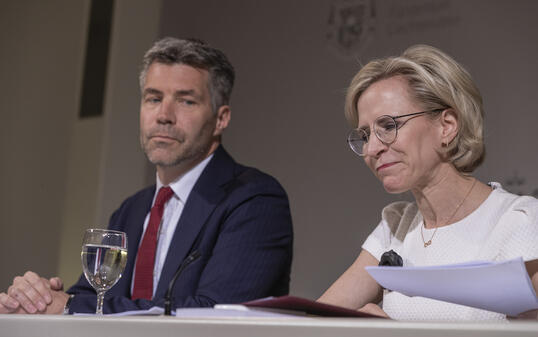 René Schierscher und Aurelia Frick