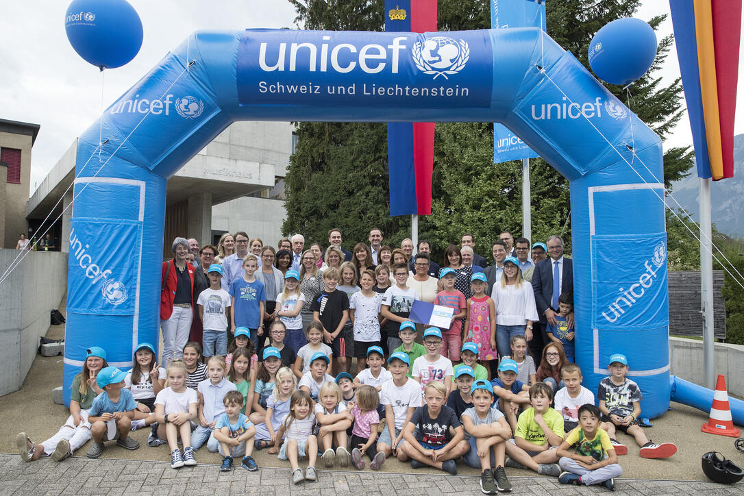 UNICEF Auszeichnung für Ruggell