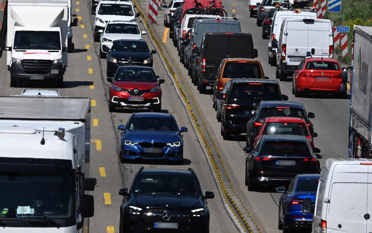 Stau Autobahn