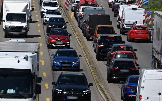 Stau Autobahn