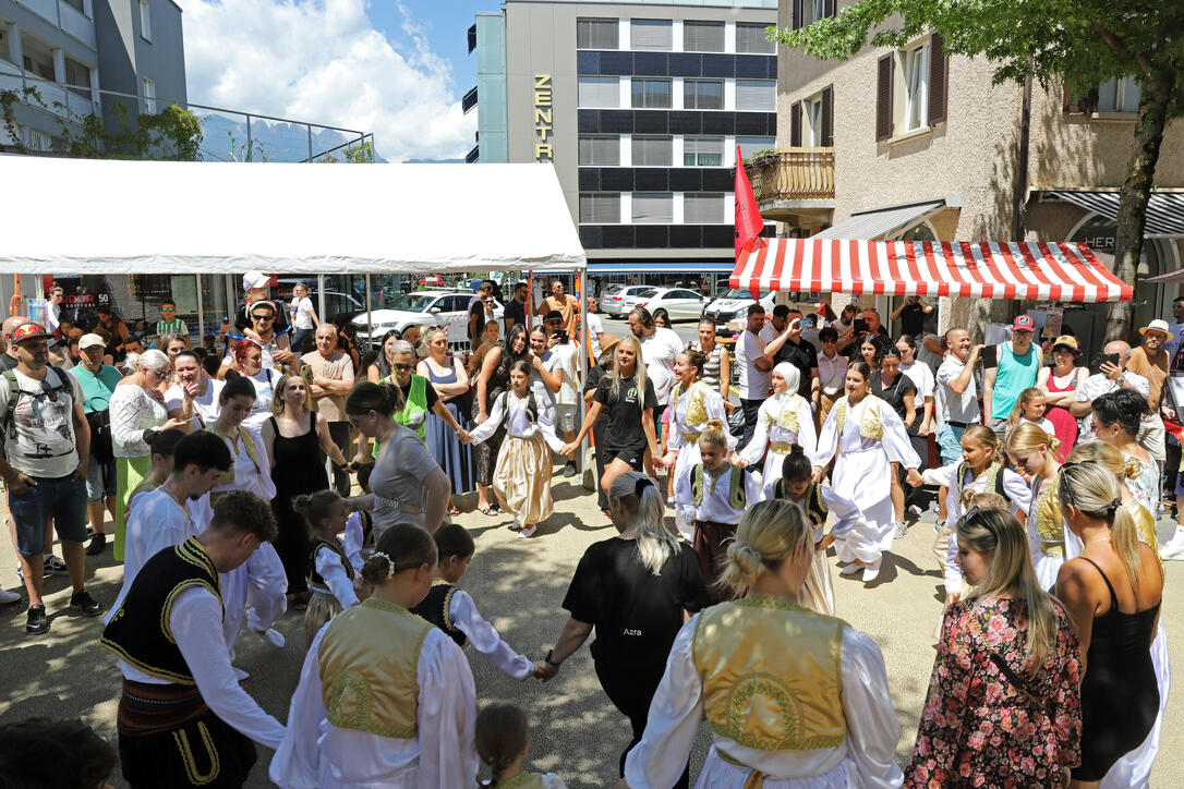 Grenzenlos, Interkulturelles Strassenfest in Buchs