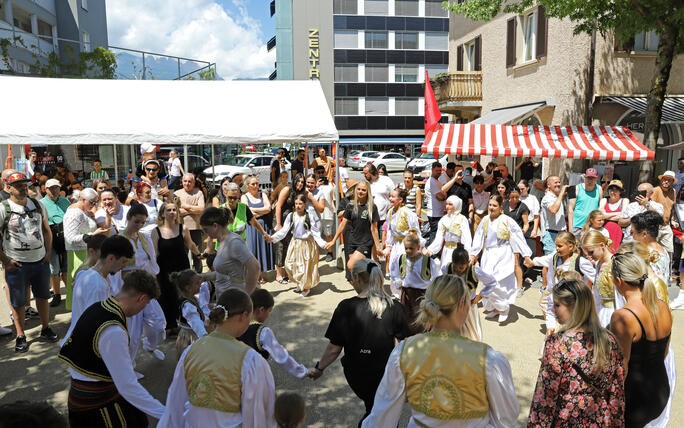 Grenzenlos, Interkulturelles Strassenfest in Buchs