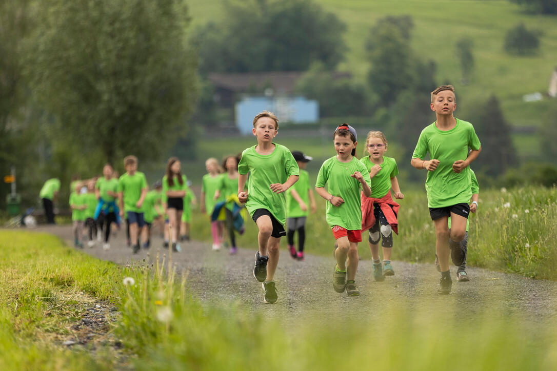 Sponsorenlauf der Primarschule Mauren