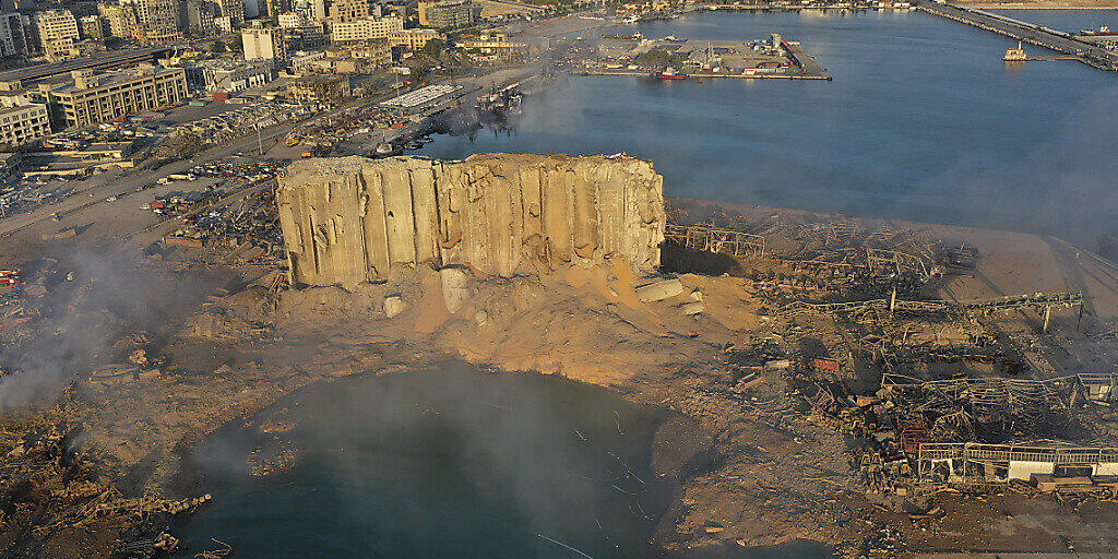 In der libanesischen Hauptstadt Beirut ereignete sich am 4. August eine gewaltige Explosion. Foto: Hussein Malla/AP/dpa