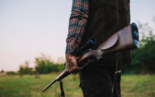 Hunters Day stock photo