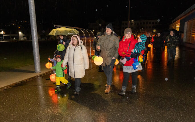 Funken Triesen mit Fackelumzug