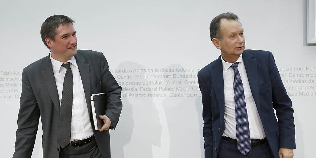 Beide wollen sie den "Inländervorrang" verschärfen, verstehen darunter aber nicht das gleiche: Die Ständeräte Christian Levrat (SP, links) und Philipp Müller (FDP). (Archivbild)