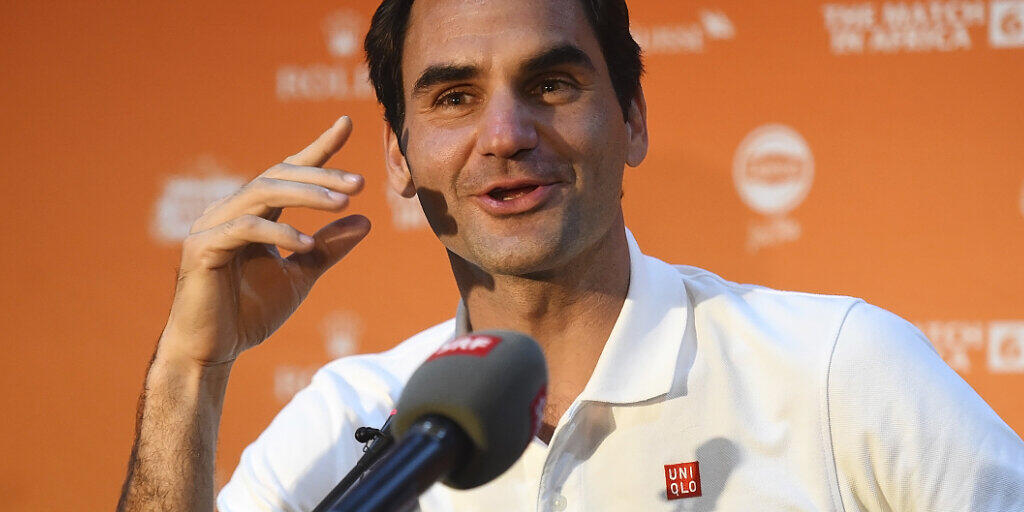 Roger Federer spielt erstmals einen "Match for Africa" in Afrika Roger Federer spielt erstmals einen "Match for Africa" in Afrika