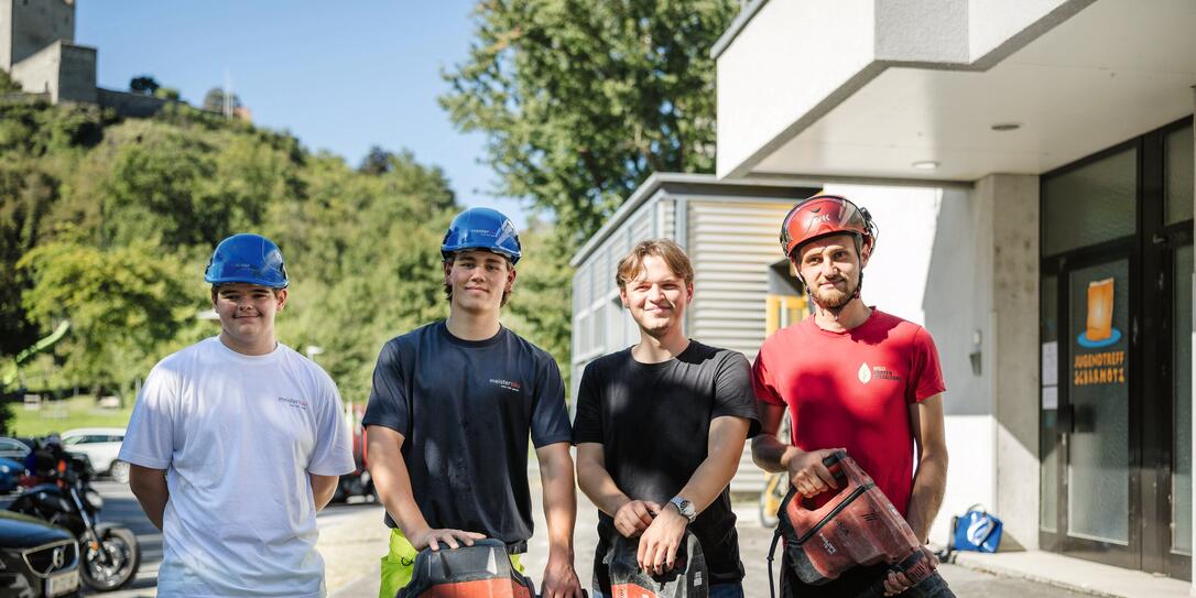 Asphaltknacker-Aktion Jugendtreff Balzers