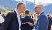 Feierlichkeiten zum Jubiläum bei der alten Rheinbrücke Vaduz–Sevelen