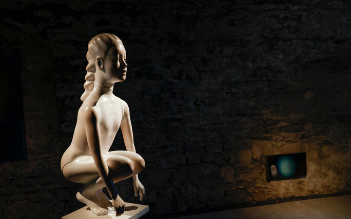 Vernissage &laquo;Interferenzen&raquo; mit Werken von Michael Tolloy und Patrick Kaufmann im Alten Pfarrhof  Balzers.