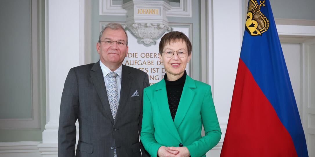 Treffen von Regierungschefin Brigitte Haas mit EFTA-Generalsekre