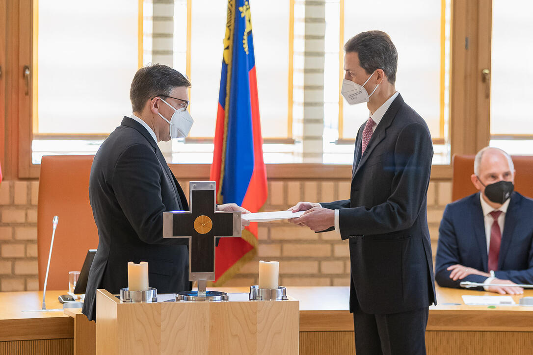 Landtagseröffnung 2021 in Vaduz