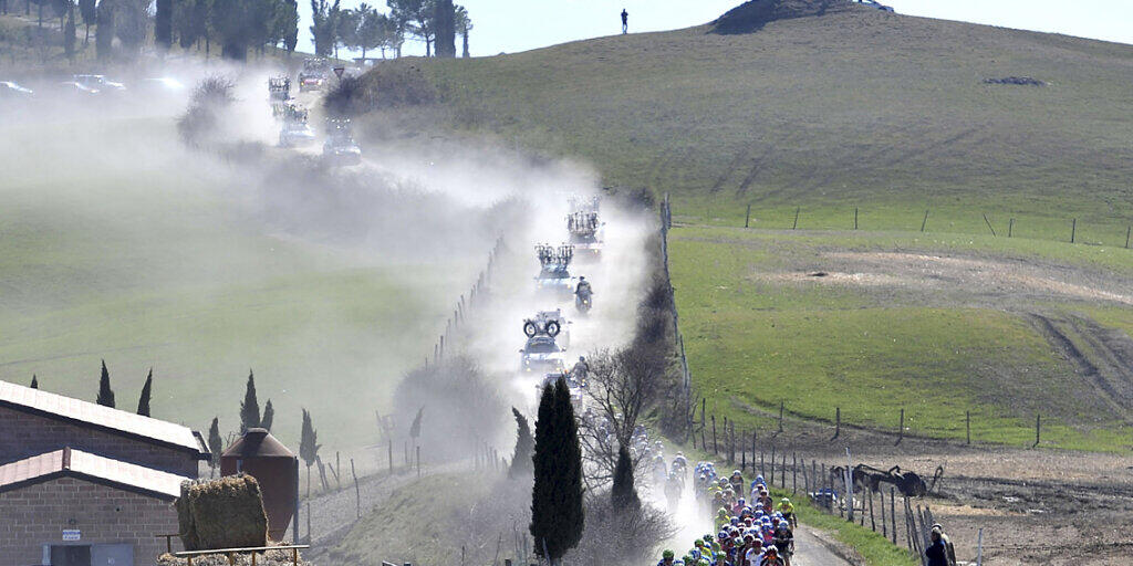 Diese Spektakulären Bilder werden vorerst nicht zu sehen sein: Die Strade Bianche wurde aufgrund des Coronavirus abgesagt