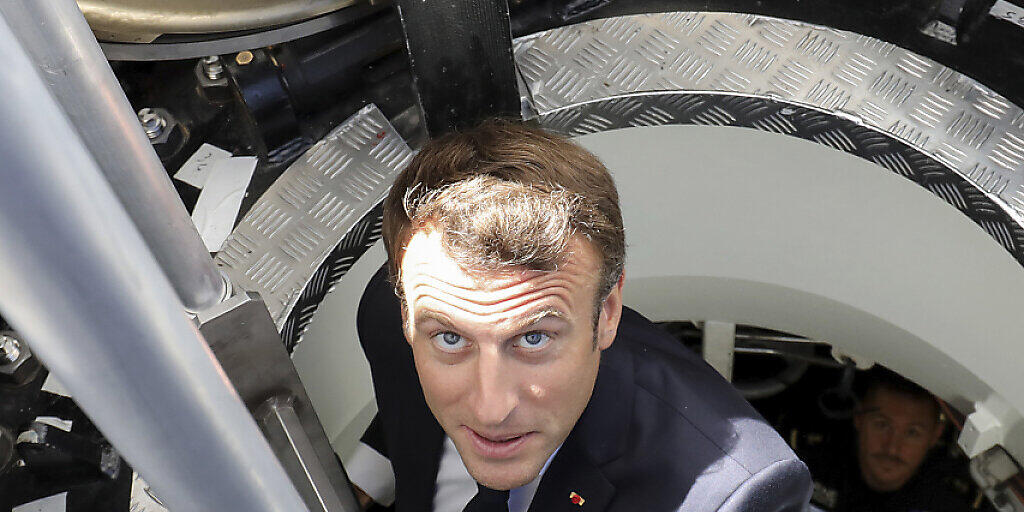 Will mit Frankreichs Militär in den Weltraum vordringen: Staatspräsident Emmanuel Macron.