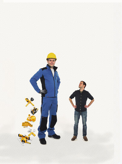 Andreas packt mit an