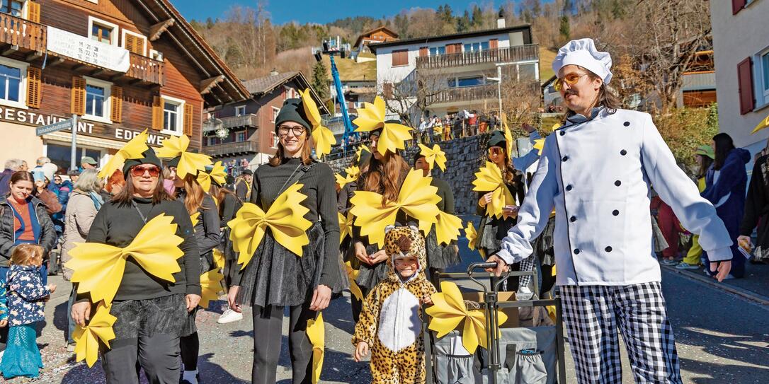 Fasnachtsumzug in Triesenberg