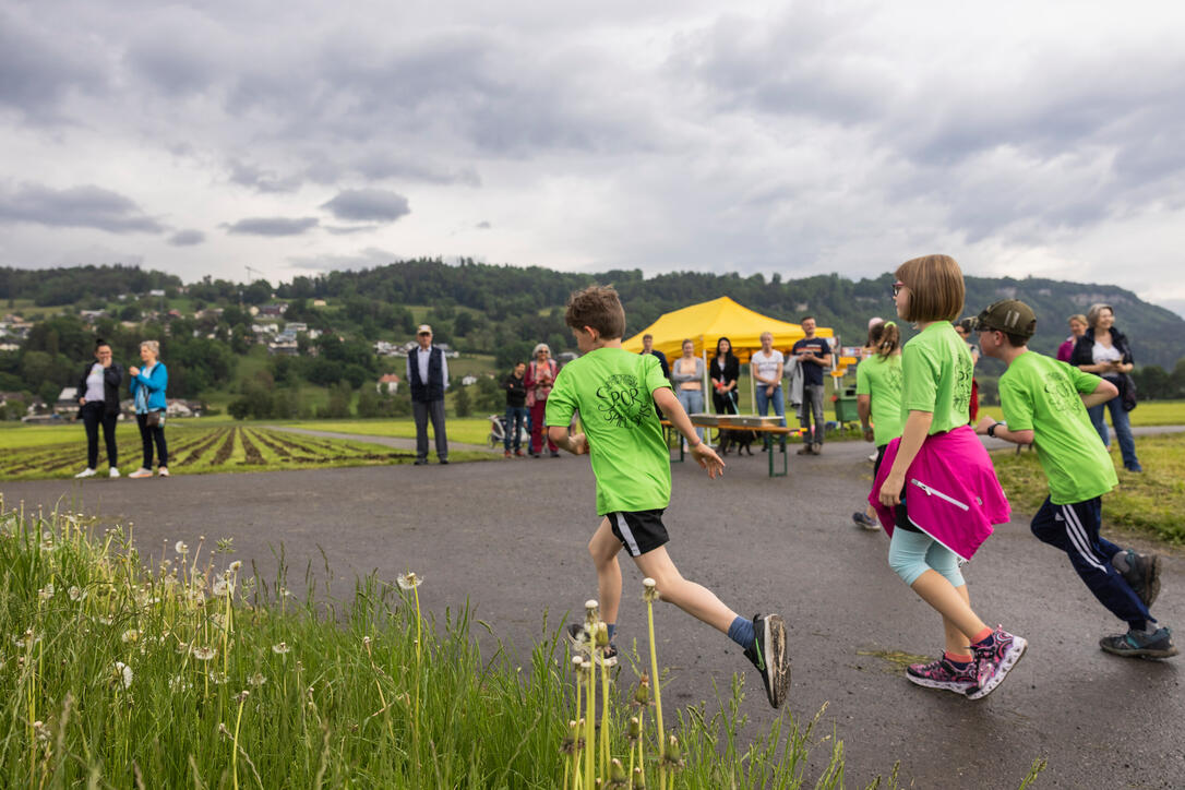 Sponsorenlauf der Primarschule Mauren