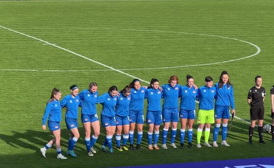 Liechtensteinische Hymne beim Spiel gegen Luxemburg