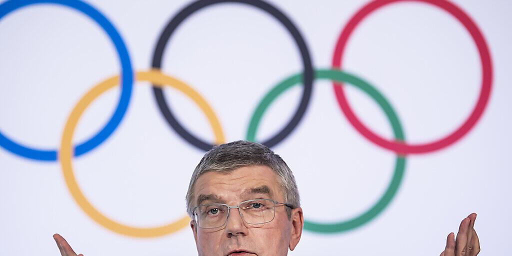 IOC-Präsident Thomas Bach will die US-Athleten dabei unterstützen, trotz Coronakrise an Wettkämpfen teilzunehmen. (Archivbild)