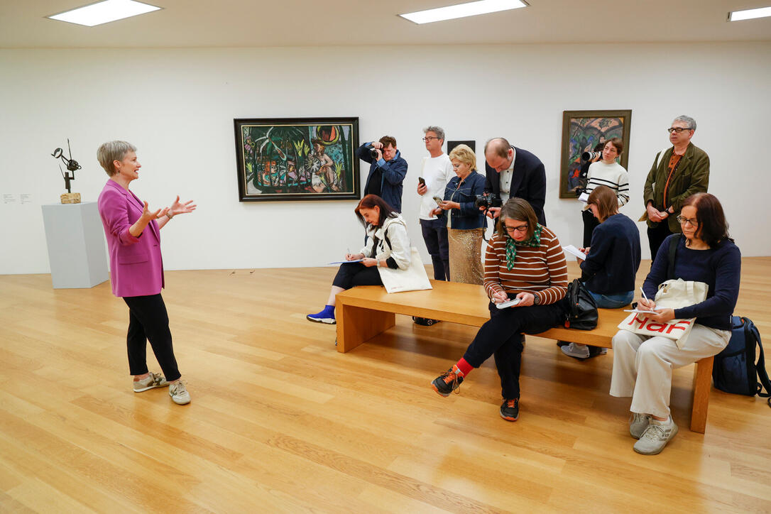 PK in der Hilti Art Foundation, zur Ausstellung «In Touch».