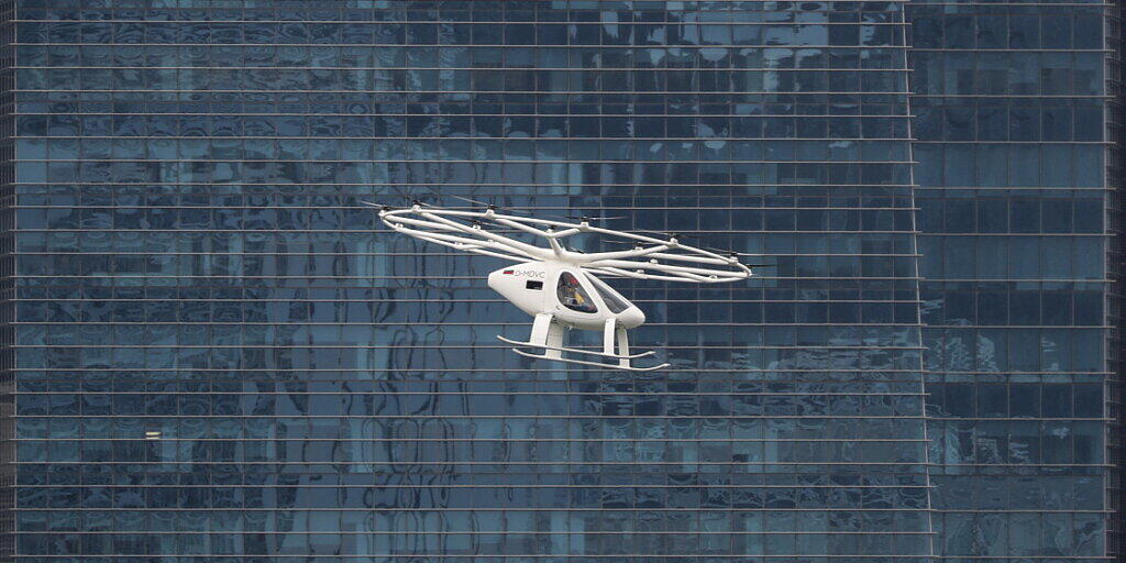 Volocopter auf Testflug in Singapur. (Archivbild)