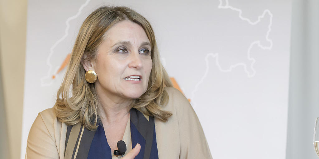 Simona Scarpaleggia, Chefin von Ikea-Schweiz, ist erfreut über die Umsatzentwicklung des schwedischen Möbelhändlers in der Schweiz. (Archiv) Simona Scarpaleggia, Chefin von Ikea-Schweiz, ist erfreut über die Umsatzentwicklung des schwedischen Möbelhändlers in der Schweiz. (Archiv)