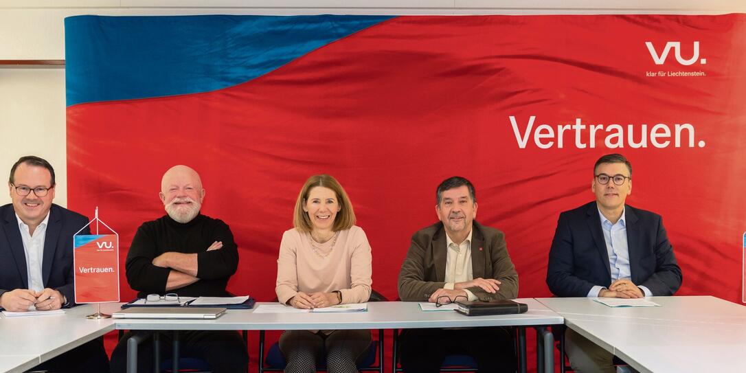 PK der VU in Vaduz PK der VU in Vaduz