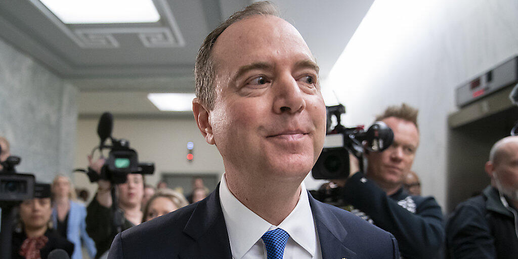 Adam Schiff am Donnerstag im Kapitol in Washington.