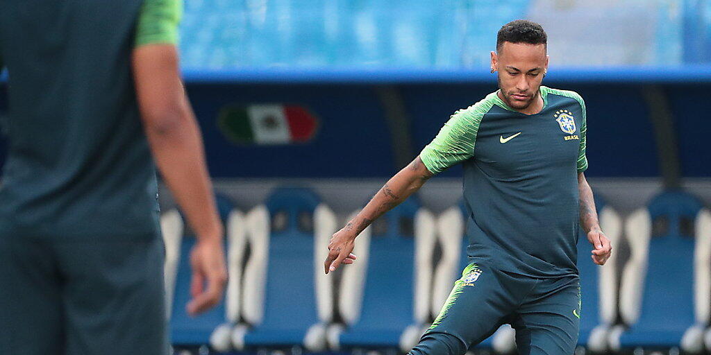 Brasilien mit Neymar messen sich an Mexiko